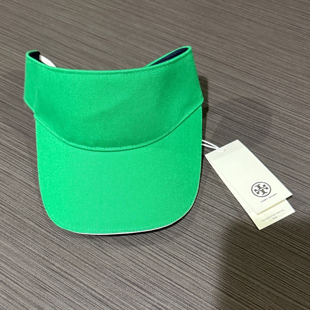 Tory Burch Vibrant Green Visor